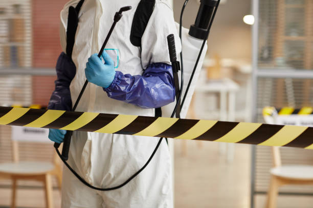 Professional Biohazard technician working in Monroe Township, NJ
